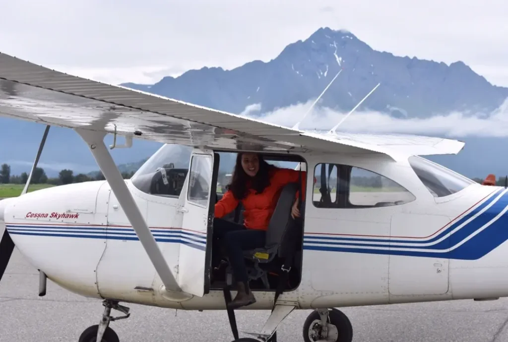 student pilot in alaska savanah